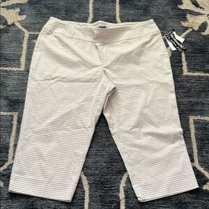 Zac & Rachel Beige Checkered Pants